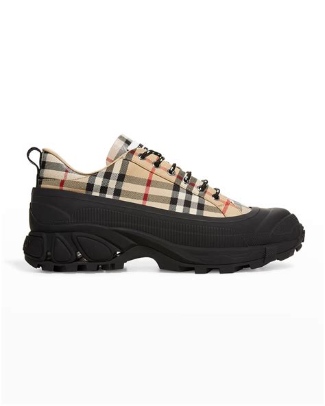 burberry sneaker check|vintage check cotton sneakers.